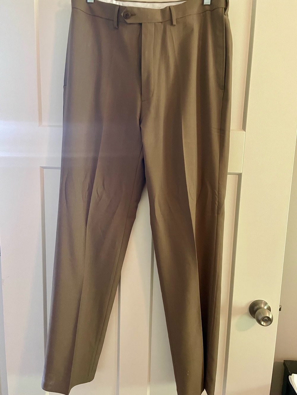 Haggar Men's Dress Pants in Olive